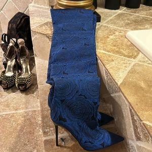 Super model high fashion Thigh high stiletto boots size 41 made in Spain
